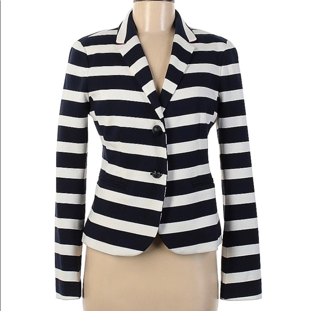 Striped Navy Blazer GAP